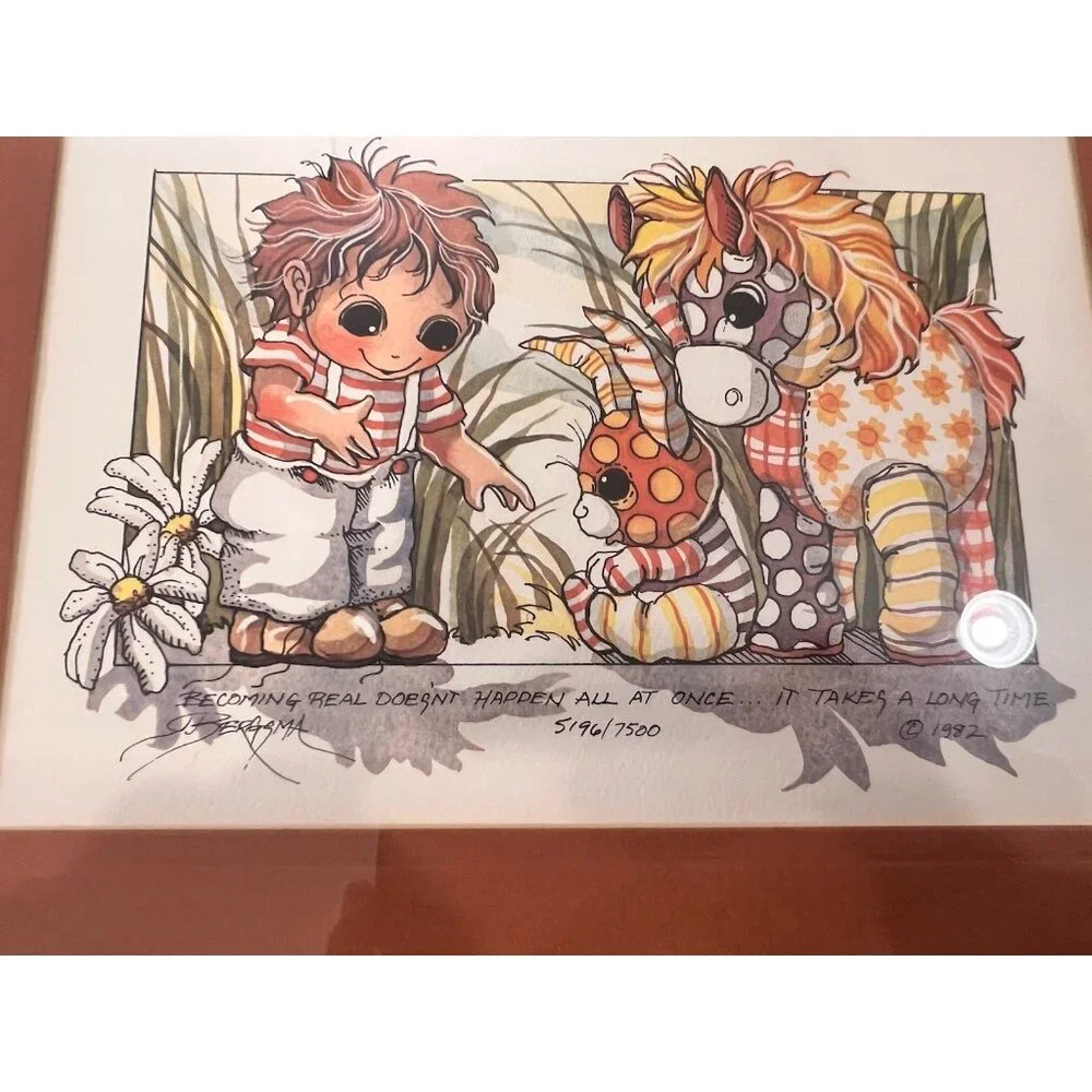 Jody Bergsma Vintage Lithographs Limited Edition 1981 1982 Lot of 2‎